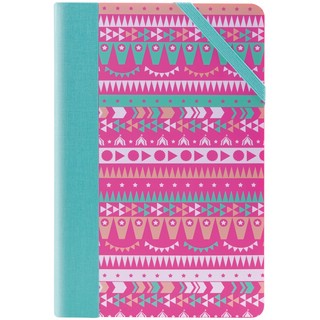 Ежедневник 'Circus pink' недатированный A5, 104 л, пластик, розовый/зеленый 1