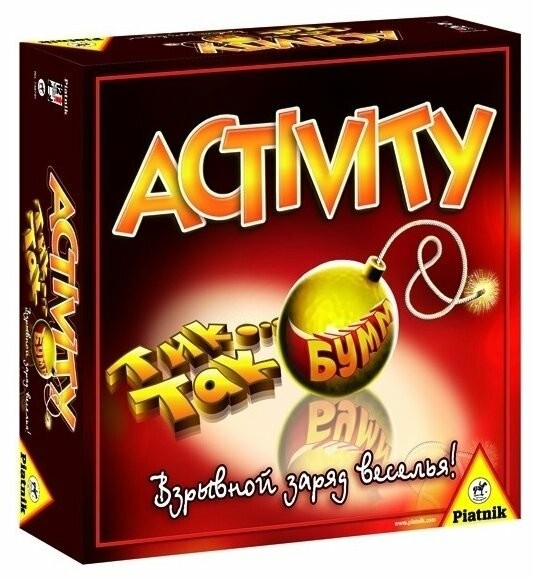 Настольная игра Activity + Tик Так Бумм