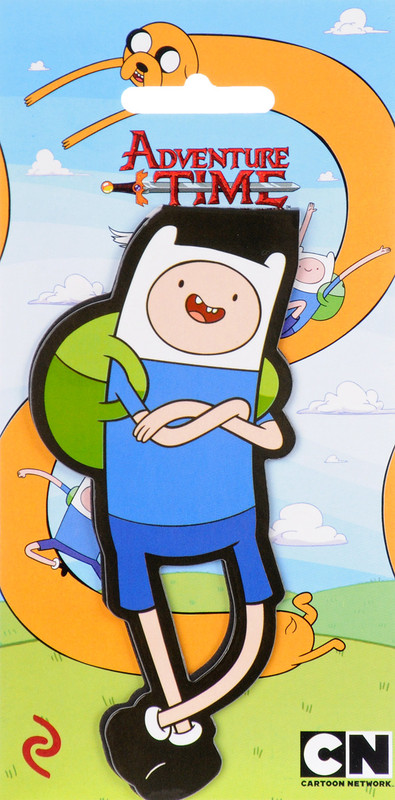 Финн. Магнитная фигурная закладка. Adventure time.