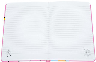 Блокнот 'Бубльгум' (А5, розовый, в линейку) 2