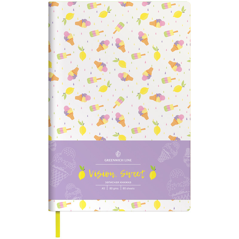 Записная книжка Greenwich Line 'Vision. Sweet', А5, 80 л, клетка