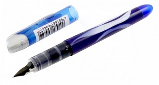 Ручка перьевая Zebra FUENTE, одноразовое перо (F и M), синяя 2