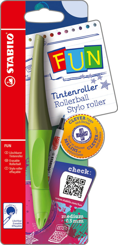 STABILO Роллер Fun синий, цвет корпуса: зеленый