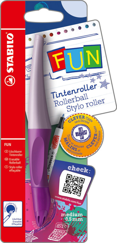 STABILO Роллер Fun синий, цвет корпуса: лавандовый