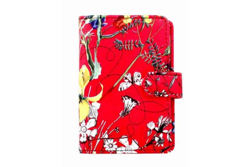 Визитница 77х105 мм 'Butterfly' искусственная кожа (IVZ015/berry)