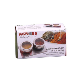 Набор для специй 3 предмета, на магнитах, металлическая подставка 2