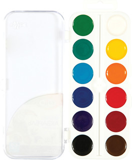 Акварель Гамма 'Классическая' медовая, 12 цветов 2