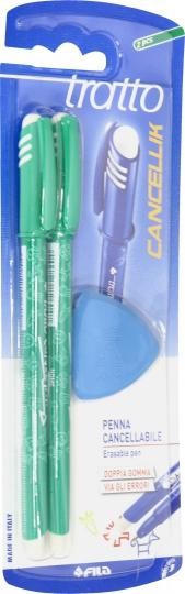 Набор ручек 'Пиши-стирай', зеленые FILA-TRATTO, цвет зелёный