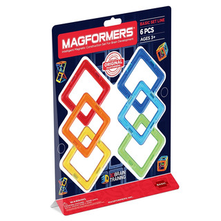 Магнитный конструктор MAGFORMERS Квадраты 6 1