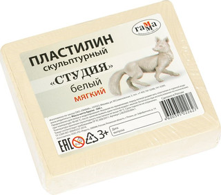 Пластилин Гамма 'Студия', скульптурный, 2.80.Е050.004.1, мягк...
