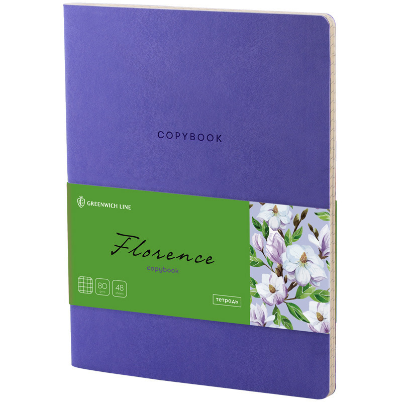 Тетрадь Greenwich Line 'Florence', А5, 48 л, клетка