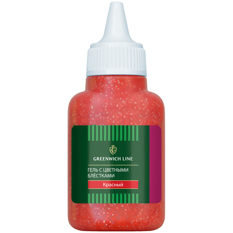 Гель с цветными блестками 