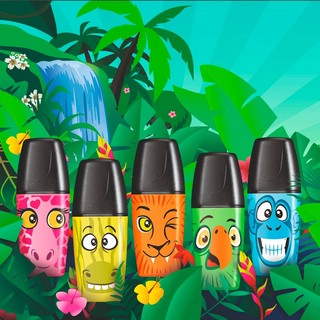 Текстовыделитель STABILO BOSS MINI Funnimals цвет зеленый 2