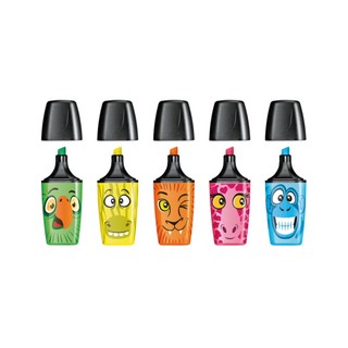 Текстовыделитель STABILO BOSS MINI Funnimals цвет желтый 4