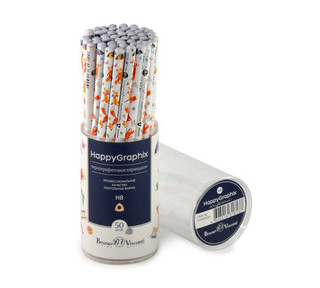 Карандаш чернографитовый 'Happy Graphix. Сказочный лис', НВ  2