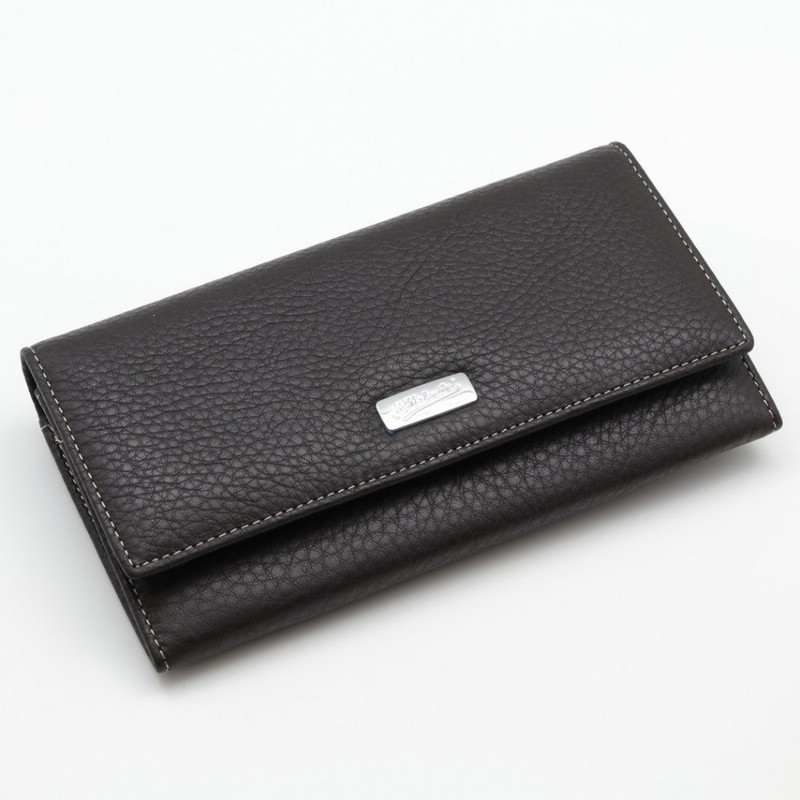 Кошелек женский кожаный Sergio Valentini СВ 8033-065, коричневый