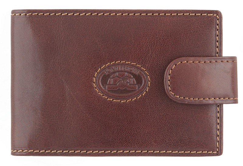 Визитница Tony Perotti, кожа, 11х7 см, коричневая (331266)