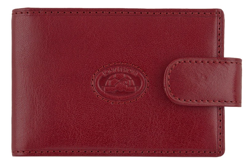 Визитница Tony Perotti, кожа, 11х7 см, красная (331266)