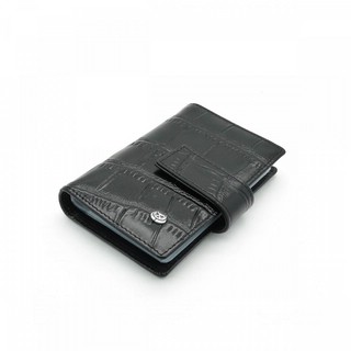 Визитница Taoko Tanishi, кожа, черный цвет