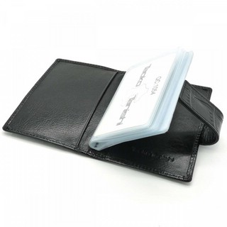 Визитница Taoko Tanishi, кожа, черный цвет 2