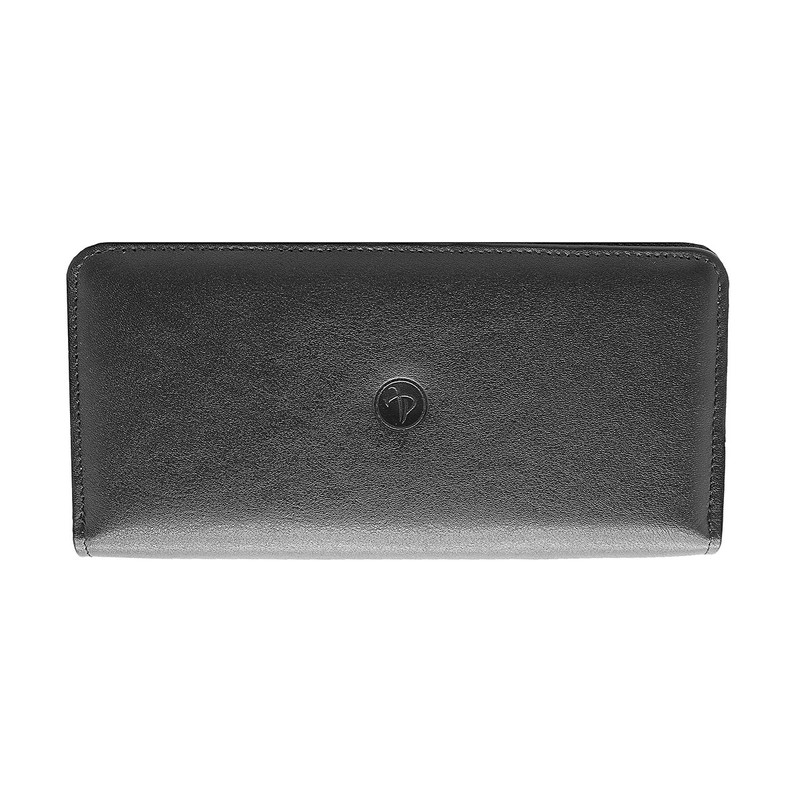 Портмоне Pellecon, кожа, на молнии, черный, 005-313