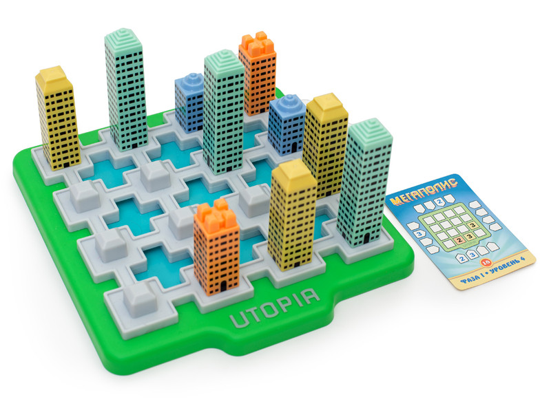 Настольная игра-головоломка Мегаполис - купить настольную игру по ...