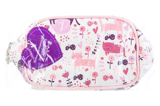 Косметичка El Casa, цвет белый, розовый 2