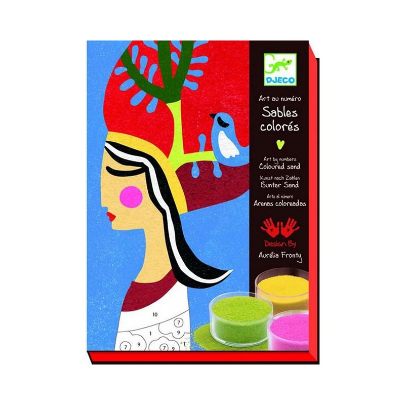 Djeco Набор для создания картины из песка 'Королевы'
