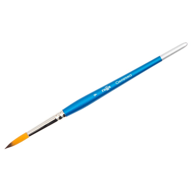 Кисть синтетика, Гамма, круглая, №9