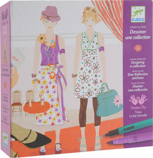 Djeco Раскраска Дизайнер одежды 1