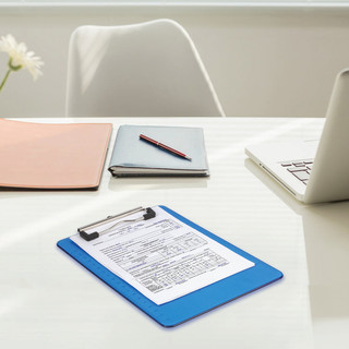 Доска-планшет с верхним прижимом А5, синяя 4