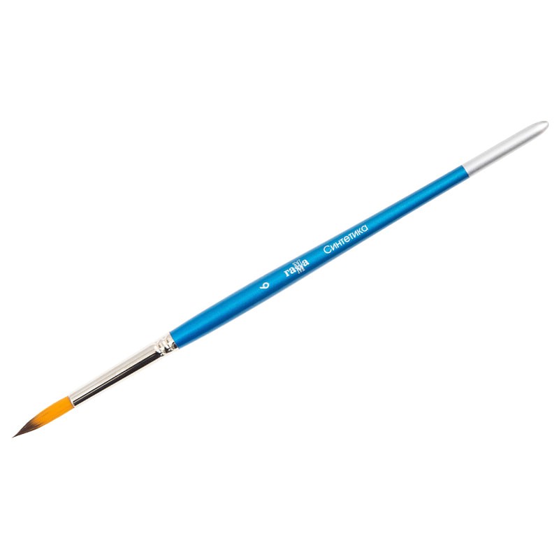 Кисть синтетика, Гамма, круглая №6