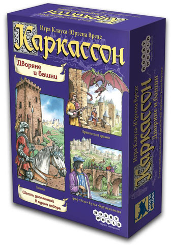 Настольная игра Каркассон Дворяне и башни