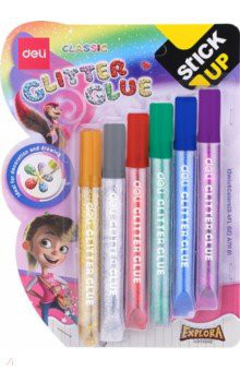 Клей-гель с блестками 