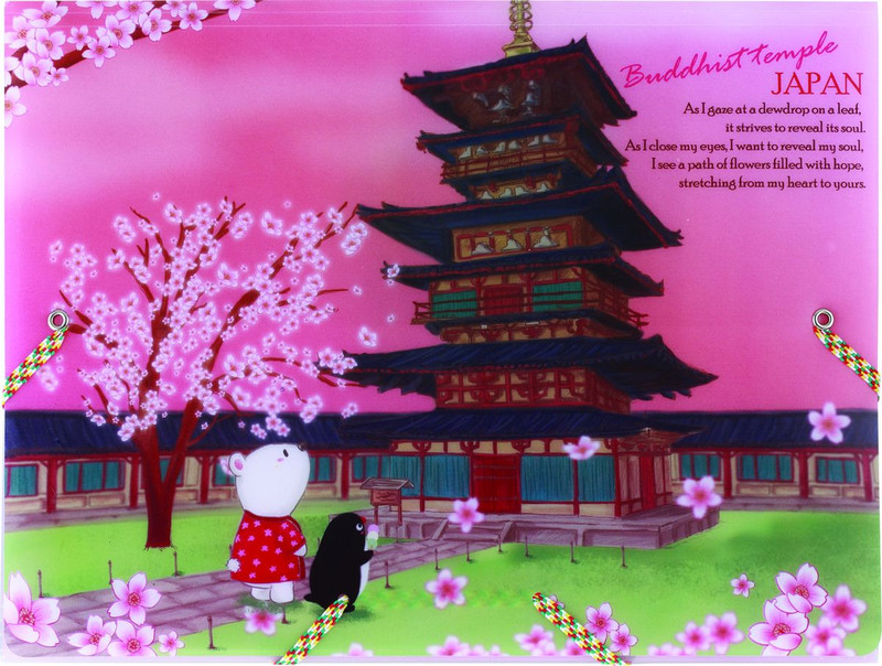 Папка на резинках Comix Traveling around the World 'Япония', A4