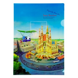 Папка-уголок А4 Comix 'Traveling Испания. Барселона'