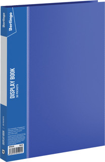 Berlingo Папка Standard с 30 вкладышами цвет синий