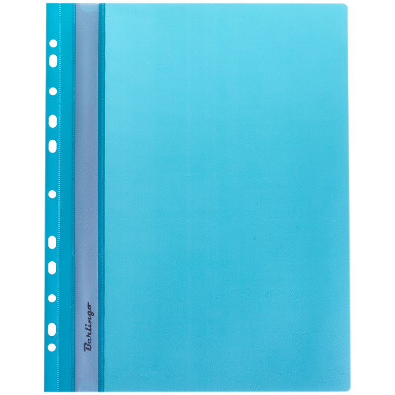 Папка-скоросшиватель, А4, бирюзовая Berlingo, цвет бирюзовый