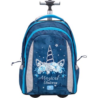 Рюкзак на колесах молодежный Belmil EASY GO BLUE MAGIC 2