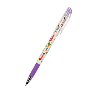 Ручка гелевая со стираемыми чернилами 'DeleteWrite Happy. Таксы' 0.5 мм, синяя, Bruno Visconti