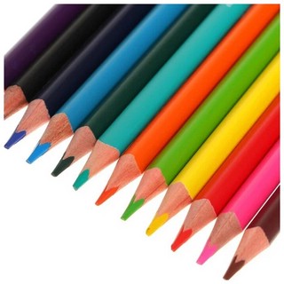 Карандаши цветные 'HappyColor' 12 цветов, трехгранные, ассорти. Цена за 1 коробку 3