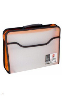 Папка - портфель Deli E38129 A4, полипропилен, ассорти 2