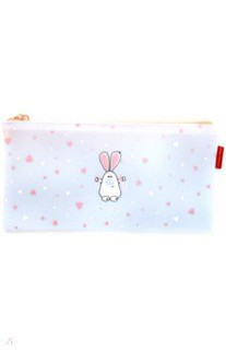 Папка на молнии 'Зайка' (А6+, силикон) 