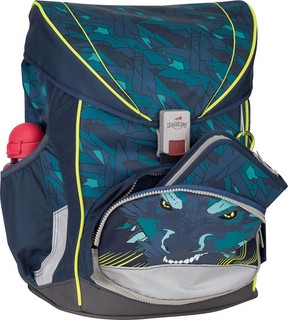 Ранец DerDieDas Ergoflex Switch (волк-машина) с наполнением (5 предметов) 3