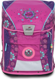 Ранец школьный DerDieDas ErgoFlex Vario Цветочки, с наполнением 2
