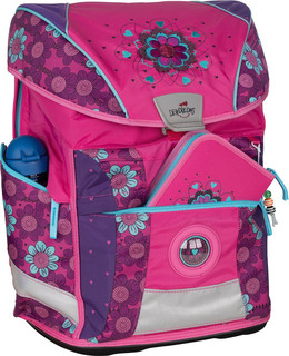 Ранец школьный DerDieDas ErgoFlex Vario Цветочки, с наполнением 4