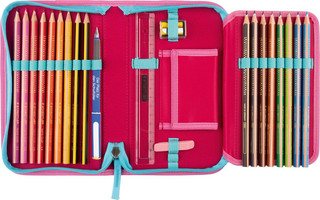 Ранец школьный DerDieDas ErgoFlex Vario Цветочки, с наполнением 9