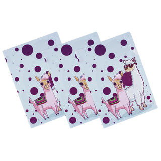 Папка-уголок А4, пластиковая, с принтом 