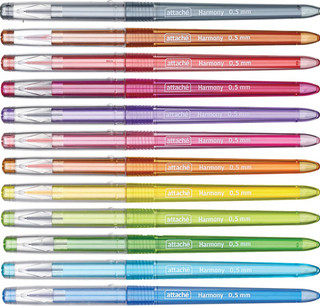 Набор гелевых ручек Attache Harmony 12 цветов 2