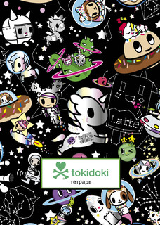 tokidoki. Космос. Тетрадь Бомбора 48 листов в клетку